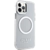 Чехол Guess Metal Outline для iPhone 12 | 12 Pro Silver with MagSafe (GUHMP12MHTRMS)