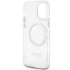 Чехол Guess Metal Outline для iPhone 12 | 12 Pro Silver with MagSafe (GUHMP12MHTRMS)