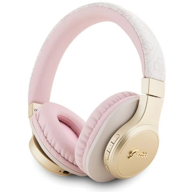 Бездротові навушники Guess 4G Script Pink (GUBH604GEMP)