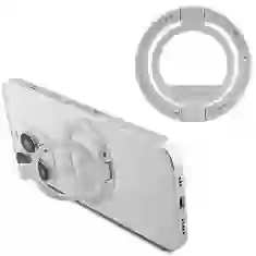 Кольцо-держатель Guess Ring Stand для смартфона Silver Rhinestone with MagSafe (GUMRSALDGS)
