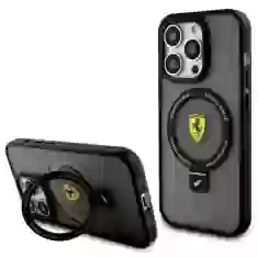 Чохол Ferrari Ring Stand 2023 Collection для iPhone 15 Pro Max Black with MagSafe (FEHMP15XUSCAK)