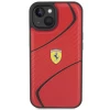 Чехол Ferrari Twist Metal Logo для iPhone 15 Red (FEHCP15SPTWR)