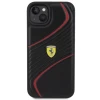 Чохол Ferrari Twist Metal Logo для iPhone 15 Plus Black (FEHCP15MPTWK)