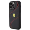 Чехол Ferrari Twist Metal Logo для iPhone 15 Pro Max Black (FEHCP15XPTWK)