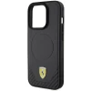 Чохол Ferrari Carbon Metal Logo для iPhone 15 Pro Black with MagSafe (FEHMP15LPTEK)