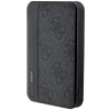 Портативний зарядний пристрій Guess 4G Leather Metal Logo 15W 5000 mAh Black (GUPB5LP4GEGK)