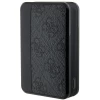 Портативний зарядний пристрій Guess 4G Leather Metal Logo 10000mAh 18W Black (GUPB10DP4GEGK)