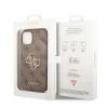 Чехол Guess 4G Big Metal Logo для iPhone 15 Brown (GUHCP15S4GMGBR)