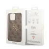 Чехол Guess 4G Big Metal Logo для iPhone 15 Pro Brown (GUHCP15L4GMGBR)