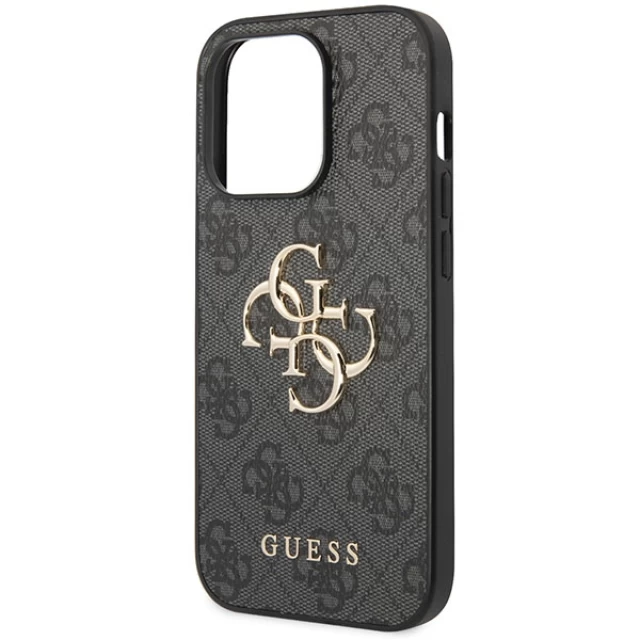 Чохол Guess 4G Big Metal Logo для iPhone 15 Pro Grey (GUHCP15L4GMGGR)