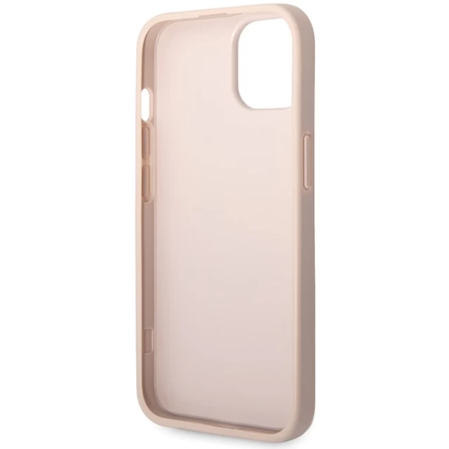 Чехол Guess 4G Big Metal Logo для iPhone 15 Pink (GUHCP15S4GMGPI)