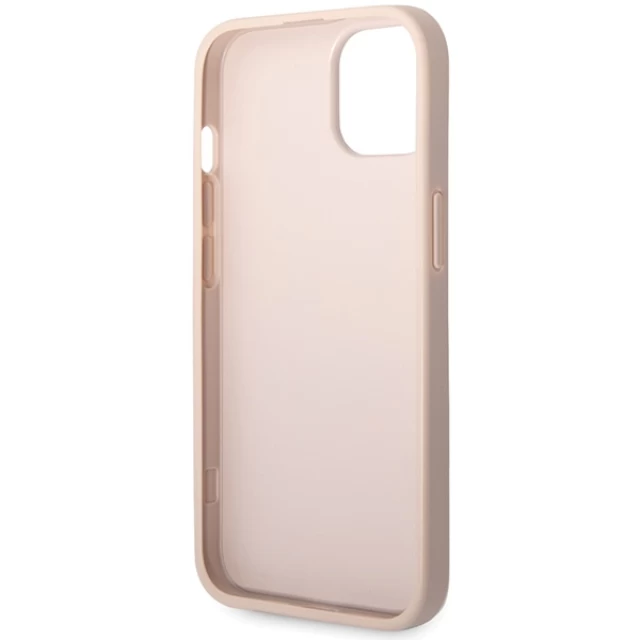 Чехол Guess 4G Big Metal Logo для iPhone 15 Plus Pink (GUHCP15M4GMGPI)