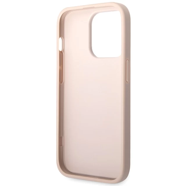 Чехол Guess 4G Big Metal Logo для iPhone 15 Pro Pink (GUHCP15L4GMGPI)