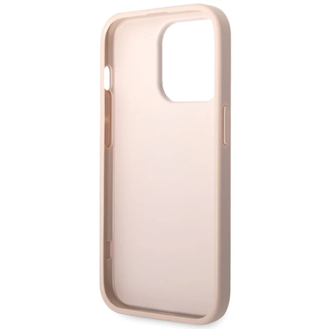 Чохол Guess 4G Big Metal Logo для iPhone 15 Pro Pink (GUHCP15L4GMGPI)