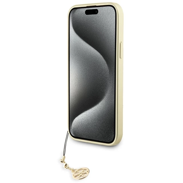 Чохол Guess 4G Charms Collection для iPhone 15 Brown (GUHCP15SGF4GBR)