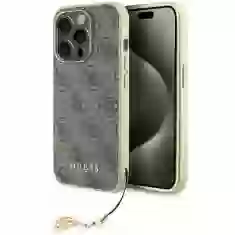 Чехол Guess 4G Charms Collection для iPhone 15 Pro Brown (GUHCP15LGF4GBR)