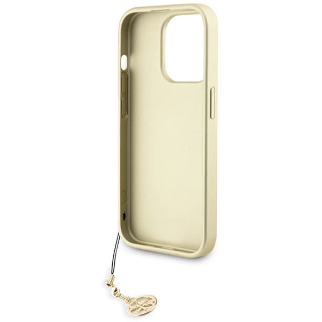 Чехол Guess 4G Charms Collection для iPhone 15 Pro Max Brown (GUHCP15XGF4GBR)