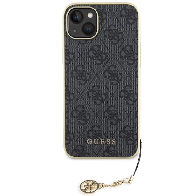 Чохол Guess 4G Charms Collection для iPhone 15 Plus Grey (GUHCP15MGF4GGR)