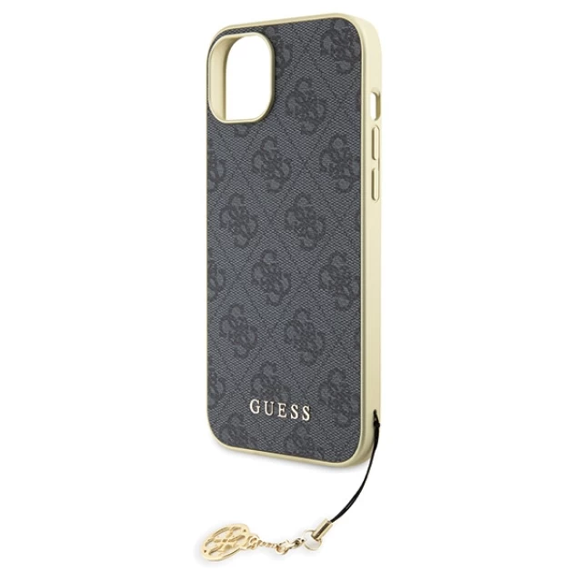 Чохол Guess 4G Charms Collection для iPhone 15 Plus Grey (GUHCP15MGF4GGR)