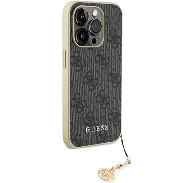 Чохол Guess 4G Charms Collection для iPhone 15 Pro Grey (GUHCP15LGF4GGR)