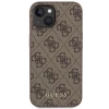 Чохол Guess 4G Metal Gold Logo для iPhone 15 Brown (GUHCP15SG4GFBR)