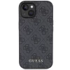 Чохол Guess 4G Metal Gold Logo для iPhone 15 Grey (GUHCP15SG4GFGR)