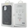 Чехол Guess 4G Metal Gold Logo для iPhone 15 Grey (GUHCP15SG4GFGR)