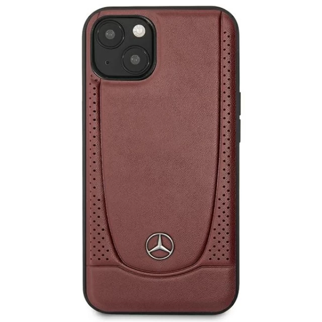 Чехол Mercedes для iPhone 15 Leather Urban Red (MEHCP15SARMRE)