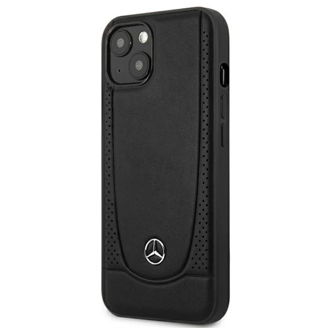 Чохол Mercedes для iPhone 15 Plus Leather Urban Black (MEHCP15MARMBK)