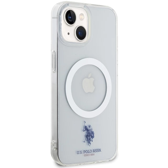 Чехол U.S. Polo Assn. Collection для iPhone 15 Transparent with MagSafe (USHMP15SUCIT)
