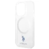 Чохол U.S. Polo Assn. Collection для iPhone 15 Pro Transparent with MagSafe (USHMP15LUCIT)