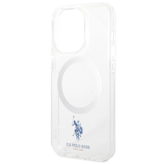 Чохол U.S. Polo Assn. Collection для iPhone 15 Pro Max Transparent with MagSafe (USHMP15XUCIT)