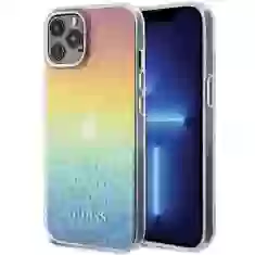 Чехол Guess IML Faceted Mirror Disco Iridescent для iPhone 12 | 12 Pro Multicolour (GUHCP12MHDECMI)