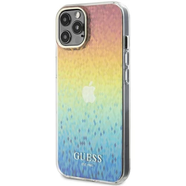 Чохол Guess IML Faceted Mirror Disco Iridescent для iPhone 12 | 12 Pro Multicolour (GUHCP12MHDECMI)