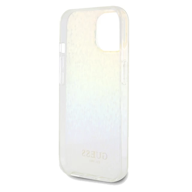 Чохол Guess IML Faceted Mirror Disco Iridescent для iPhone 15 | 14 | 13 Multicolour (GUHCP14SHDECMI)