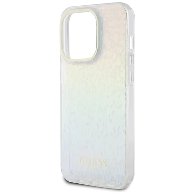 Чохол Guess IML Faceted Mirror Disco Iridescent для iPhone 14 Pro Max Multicolour (GUHCP14XHDECMI)