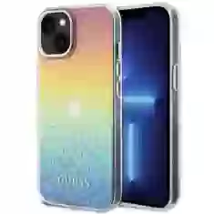 Чохол Guess IML Faceted Mirror Disco Iridescent для iPhone 15 Multicolour (GUHCP15SHDECMI)