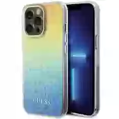 Чехол Guess IML Faceted Mirror Disco Iridescent для iPhone 15 Pro Max Multicolour (GUHCP15XHDECMI)