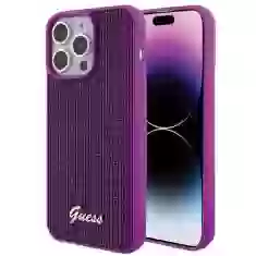 Чохол Guess Disco Metal Script для iPhone 15 Pro Max Fuschia (GUHCP15XPMSDGSF)