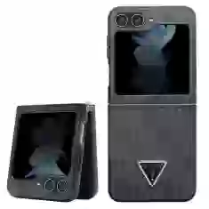 Чохол Guess Leather 4G Diamond Triangle для Samsung Galaxy Flip5 (F731) Black (GUHCZF5P4TDPK)