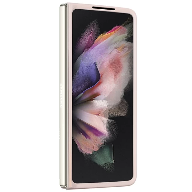 Чехол Guess Leather 4G Triangle Strass для Samsung Galaxy Fold5 (F946) Pink (GUHCZFD5P4TDPP)