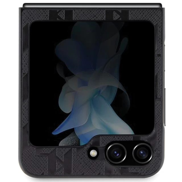 Чохол Karl Lagerfeld Saffiano Monogram Ikonik Pin для Samsung Galaxy Flip5 (F731) Black (KLHCZF5SAPKINPK)