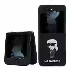 Чехол Karl Lagerfeld Silicone Ikonik для Samsung Galaxy Flip5 (F731) Black (KLHCZF5SNIKBCK)