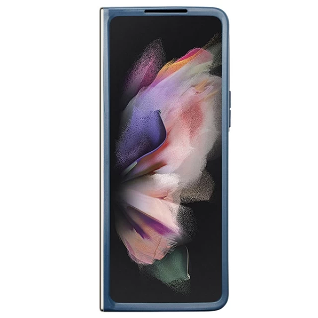 Чохол Guess Leather 4G Triangle Strass для Samsung Galaxy Fold5 (F946) Blue (GUHCZFD5P4TDPB)
