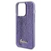 Чехол Guess Sequin Script Metal для iPhone 13 Pro Max Purple (GUHCP13XPSFDGSU)