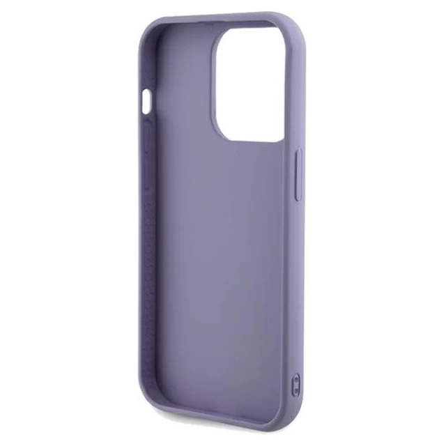 Чохол Guess Sequin Script Metal для iPhone 13 Pro Max Purple (GUHCP13XPSFDGSU)