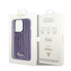 Чехол Guess Sequin Script Metal для iPhone 14 Pro Purple (GUHCP14LPSFDGSU)