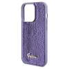 Чохол Guess Sequin Script Metal для iPhone 14 Pro Max Purple (GUHCP14XPSFDGSU)