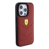 Чохол Ferrari Leather Stitched Lines для iPhone 15 Pro Red (FEHCP15LRDUR)