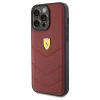 Чохол Ferrari Leather Stitched Lines для iPhone 15 Pro Max Red (FEHCP15XRDUR)
